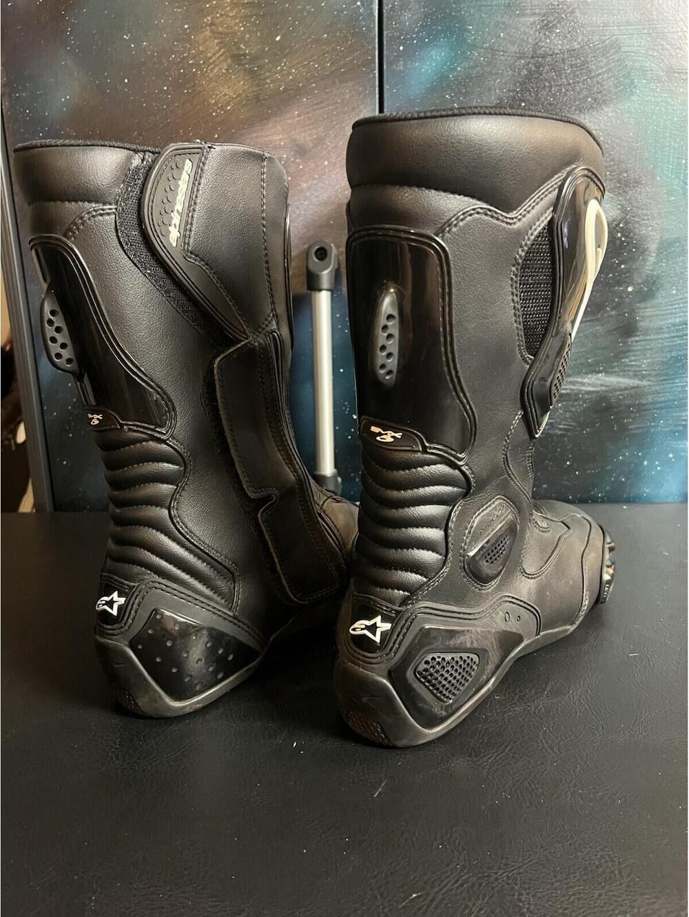 Alpinestars S-MX5 Leather Waterproof Motorbike Boots, EU 48, US 12.5 Motorcycle - Picture 9 of 15
